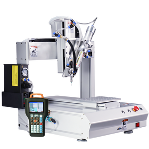 Небольшая доза Ab эпоксидная Автоматическая высоковязкая клеевая двухкомпонентная машина для смешивания и дозирования с завода в Шэньчжэне - Product Image 3