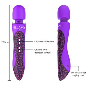 OEM سيليكون ناعم و 5 في 1 AV wager و التحكم باللمس هزاز الجنس مع عصا تدليك للنساء - Product Image 3