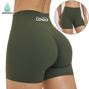 Shorts de sport respirants à séchage rapide pour femmes, shorts de yoga en nylon et élasthanne à taille haute, très élastiques et populaires pour la gym et le fitness - Product Image 2
