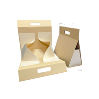 Boîte d'emballage triangulaire personnalisée portable de qualité supérieure Caja Rreloj boîte cadeau créative magnétique pliable avec logo personnalisé