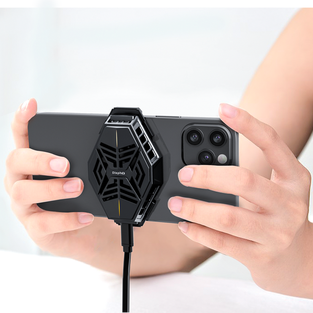 Wholesale Multi-functional Cooling Fan Smartphone Radiator Game Handle Phone Holder Mobile Phone Cooler