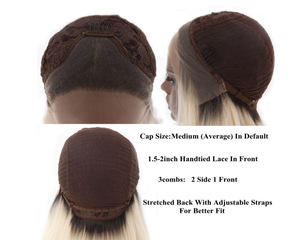 Perruque Lace Front Bob Courte Noire à Raie Centrale, Cheveux Synthétiques Frisés Crépus Africains Résistants à la Chaleur - Product Image 4