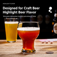 Verre à bière créatif grande capacité pour bière de blé, IPA, bière artisanale et pression, pour bar à domicile, pub, taverne, restaurant, logo personnalisé, vente en gros