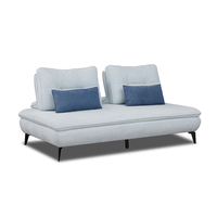 Modernes Minimalistisches Apartment-Ecksofa 5-Sitzer Verstellbares Modulares Wohnzimmer Zeitgenössisches Freizeitsofa Möbel