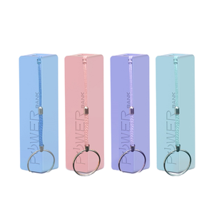 Business Promotional 1200mAh Mini Portable USB-C Charger Fast Charging Travel Power Bank with USB Input Interface Gift