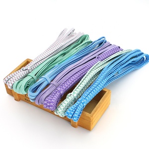 Producto de China multi-color duradero 10mm 20mm decorativo de nylon poliéster cordón elástico de goma roper - Product Image 6