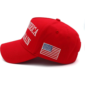 USA President 45-47 Hat Embroidery 2024 Election Hats TP <b>Red</b> Caps 100% Cotton 2024 New Hats - Product Image 3