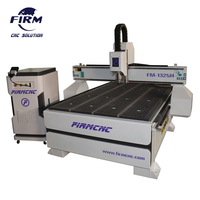 Routeur CNC FIRMCNC 1325 3 axes, machine de travail du bois robuste avec un seul brocheur pour une coupe haute efficacité