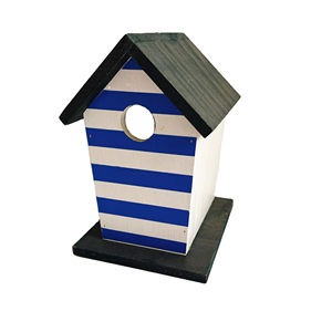 Nichoir à oiseaux en bois de conception naturelle, grand / moyen / petit - Product Image 1