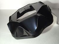 Boîtier de casque personnalisé en ABS noir thermoformé, coque moulée sous vide pour dispositif de jeu VR, étui en aluminium moulé sur mesure, surface personnalisée