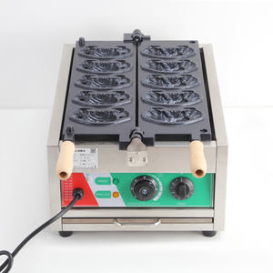 Nouvelle machine à Taiyaki numérique commerciale Delbosen, 10 moules, double plaque, électrique, haute productivité, en acier inoxydable 304, pour gâteaux et desserts - Product Image 2