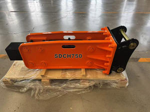 Martillo de excavadora de tipo superior de 6-8 toneladas, martillo hidráulico, rompedor de rocas para excavadora, obras de maquinaria de construcción - Product Image 6