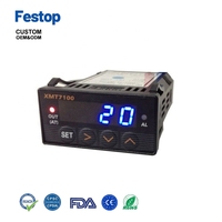 Contrôleur de température PID personnalisable Fesop série XMT 7100, universel, panneau 1/32 DIN, AC/DC 85-260V, fabriqué en plastique durable