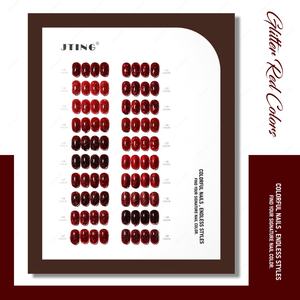 JTING Nail Art <b>Glitter</b> <b>Red</b> Colors Gel Polish 20colors <b>Glitter</b> <b>Red</b> Collection Gel Nail Polish OEM/ODM Hema Free Tpo Free - Product Image 3