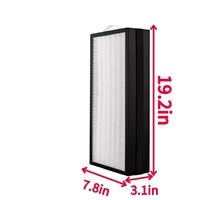 Filtre de remplacement pour purificateur d'air LUFTRUM, ODM H13 True HEPA, charbon actif, 3 étapes, efficacité de 99,97 %, AC400