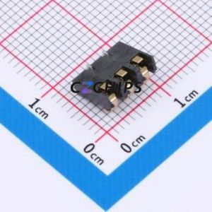 GT-BTP30003-0240B-019A Blade/Spring Contact Battery Connector SMD,P=3mm Connector Spring Contact Type 3mm 3P Vertical Mount - Product Image 2