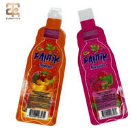 Pochette souple personnalisée en forme de bouteille, imprimée en héliogravure, 150 ml, résistante à l'humidité, pour jus, vodka et cocktails