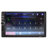 Lecteur multimédia automobile universel à écran tactile 7 pouces 2 Din, radio stéréo MP5 avec Bluetooth, caméra de recul, Mirror Link, FM/TF