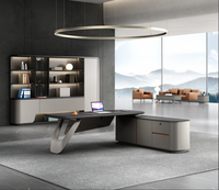 Ensemble de mobilier de bureau avec table de bureau, bureau moderne, bureau en bois, mobilier de bureau de luxe pour postes de travail