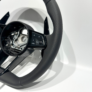 Volant en cuir Alcantara et carbone personnalisé en direct d'usine pour <span class=keywords><strong>Audi</strong></span> R8 A3 A4 B9 A5 B8 A6 C7 A7 S3 S4 RS3 RS5 RS7 <span class=keywords><strong>RS6</strong></span> C8 - Product Image 2