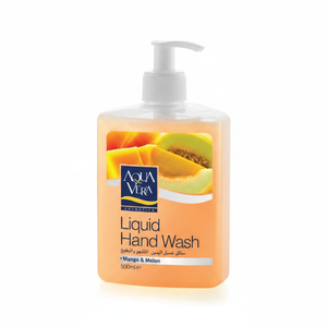 Savon liquide pour les mains AquaVera-Parfumé aux fruits à base de produits chimiques (MANGUE & MELON)-500 ml - Product Image 2