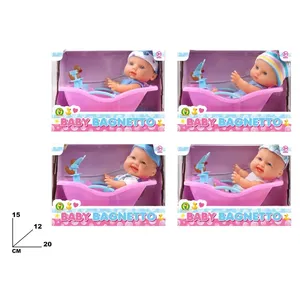 Jouet de bain Baby Bagnetto 20x15x12 cm pour enfants avec poupée et baignoire - Product Image 3