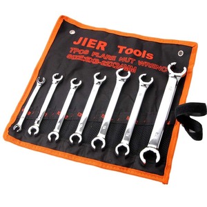 Dual-Purpose Wrench Metric Hex Open-End 45 Steel Industrial Grade Automotive Repair <b>Tool</b> - Product Image 2