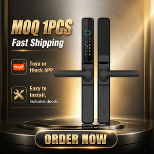 Waterproof Smart Lock <strong>Door</strong> <strong>Knob</strong> Fingerprint Ttlock Smart Lock Sliding <strong>Door</strong> Electronic Lock Keyless 4585 Mortise <strong>Door</strong> Lock - Product Image 1