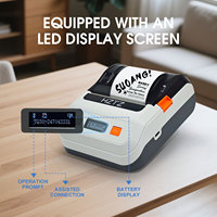 Imprimante thermique d'étiquettes sans fil USB professionnelle 80 mm de qualité industrielle, imprimante thermique de codes-barres Bluetooth, imprimante thermique de reçus