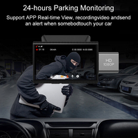 Dashcam Android 8.1 à écran tactile de 3 pouces Navigation GPS 1080P Enregistreur vidéo de voiture WiFi 4g DVR de voiture