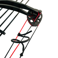 Arc composé de tir à l'arc pour jeunes et débutant, droitier/gaucher, poids de 10 à 20 lb, avec équipement de chasse