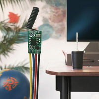 Module récepteur sans fil RF 433 MHz à 4 boutons avec code d'apprentissage pour sonnette, alarme et éclairage