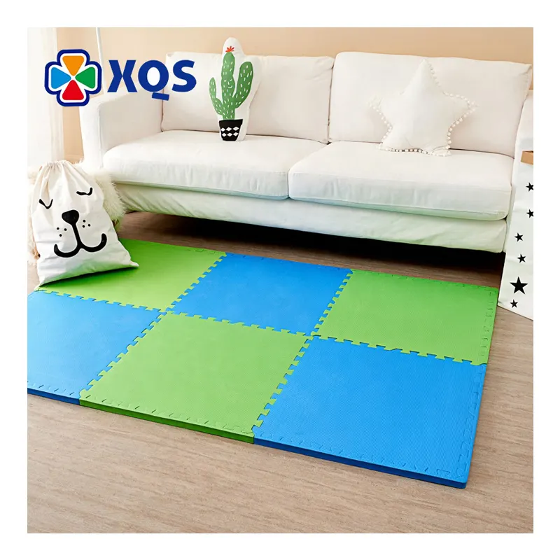 China Werkslieferung ineinandergreifende Fußboden-Puzzle-Matte Eva-Puzzle-Matte 60 × 60 Puzzle Schaummatte