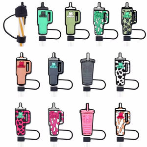 Tapa para pajita de 40oz Stanley Cup, 10mm, universal, de PVC blando, decorativa, antipolvo, para bebidas personalizadas - Product Image 2