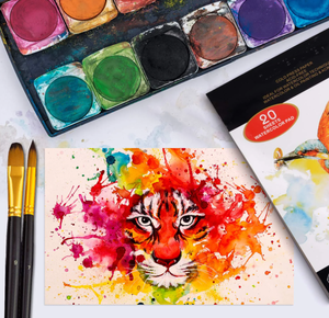 Keo Ép Lạnh Nghệ Sĩ 300G Giấy Màu Nước Ràng Buộc Giấy Nghệ Thuật Giấy Vẽ Kết Cấu Để Vẽ Màu Nước - Product Image 4