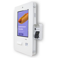 Kiosque libre-service mural étanche de 21.5 "avec écran tactile et caméra intégrée