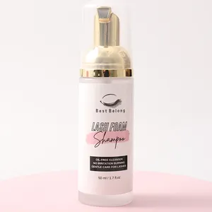 2024 Novo design Lashshampoo shampoo vegano sem óleo para cílios atacado limpador de espuma para cílios de marca própria próximo a você preço barato