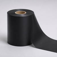 Film BOPET noir mat imprimable 50μm (B403D) - Film de base SGS RoHS et sans halogène pour sérigraphie et ruban magnétique