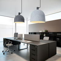 Lámpara de Techo LED Acústica PET - Lámpara Colgante de Fieltro para Reducción de Ruido en Interiores