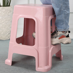<b>Plastic</b> <b>Stool</b> 28x38x48cm Stackable Non Slip Square Home <b>Stool</b> Scandinavian Style Adult Use Polypropylene Material - Product Image 3