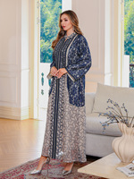 Robe longue Abaya pour femmes de Dubaï, Caftan décontracté à sequins, Jalabiya, Robe arabe pour mariages, fêtes, Aïd, Ramadan, Vestidos Caftan