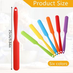 One-Piece Long Handle <b>Silicone</b> Spatula-Multi-Purpose Scraper for <b>Baking</b> Mixing Flour Butter Jam Cake Icing Dishwasher Oven Safe - Product Image 6