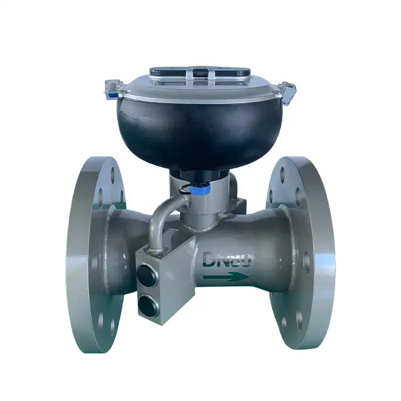 DN50-DN300 WM9100 Bulk Size Series Stainless Steel 304 Ultrasonic Water Meter Flange Connection