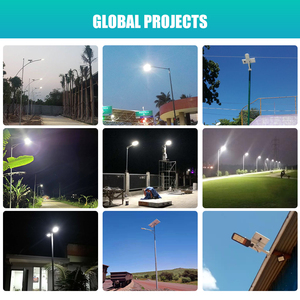 BOSUN Chất Lượng Cao MPPT Sạc Điều Khiển IP65 Ngoài Trời 50 watt LED Năng Lượng Mặt Trời Ánh Sáng Đường Phố - Product Image 6