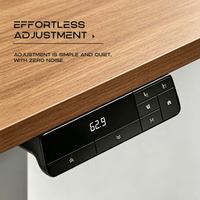 Bureau debout pour immeuble de bureaux, en acier, à double moteur, ergonomique, extensible, hauteur réglable, montage facile, design contemporain, moderne