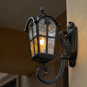 Applique murale LED extérieure étanche de style européen pour balcon, jardin, tonnelle, porte, villa, chambre à coucher, éclairage vintage - Product Image 6
