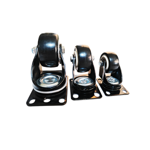 2-Zoll-Lenkrollen mit Sicherheits verriegelung Bewegliche Dreh kugel rollen PVC-Bürostuhl Möbel rolle - Product Image 2