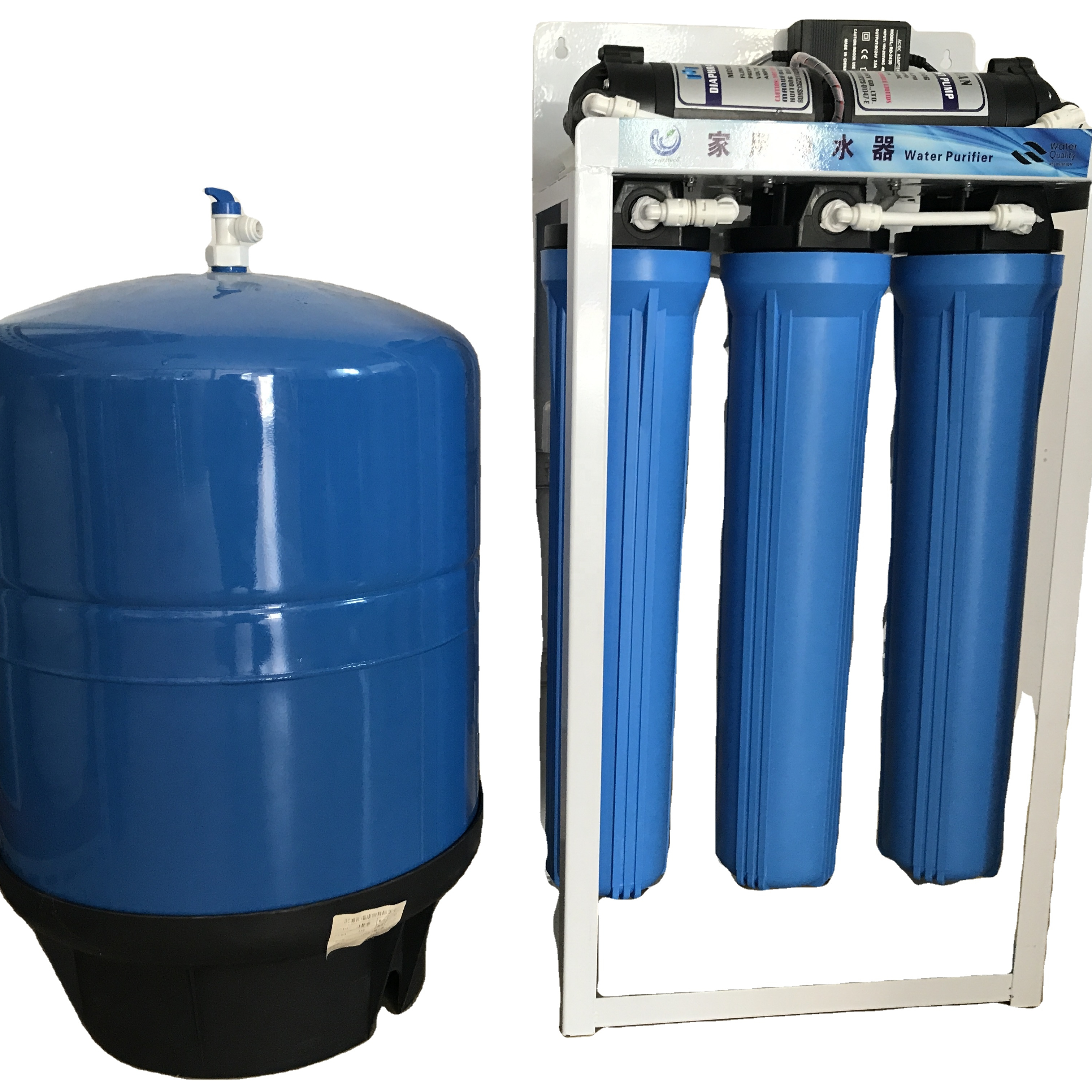 Китай поставщик 400GPD 5-ти уровневая коммерческий вода противонаправленный осмос RO системы очистки машины очистных сооружений