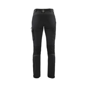 BLAKLADER - 712216459998D20 Pantalones de servicio elásticos en 4 direcciones para mujer Negro/Gris oscuro-PANTALÓN DE TRABAJO EAN 7330509742969 - Product Image 2