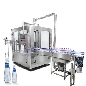 Venda quente automática cerveja/água mineral garrafa enchimento máquina produção planta